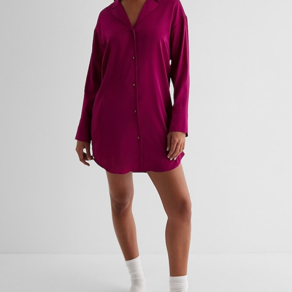 Satin sleep shirt